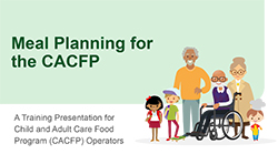 Meal Planning for the CACFP