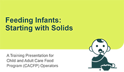 Feeding Infants: Starting with Solids