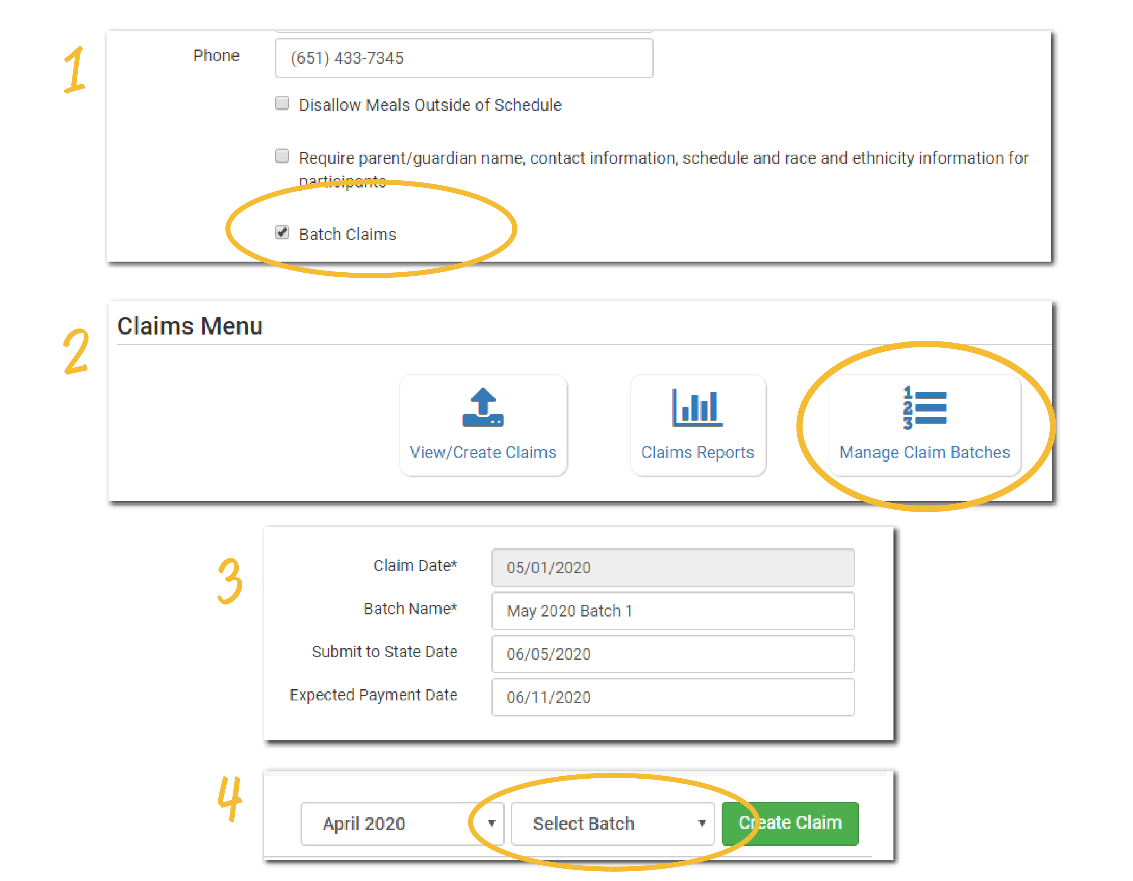 Software Update 3.0.2 Batch Claims