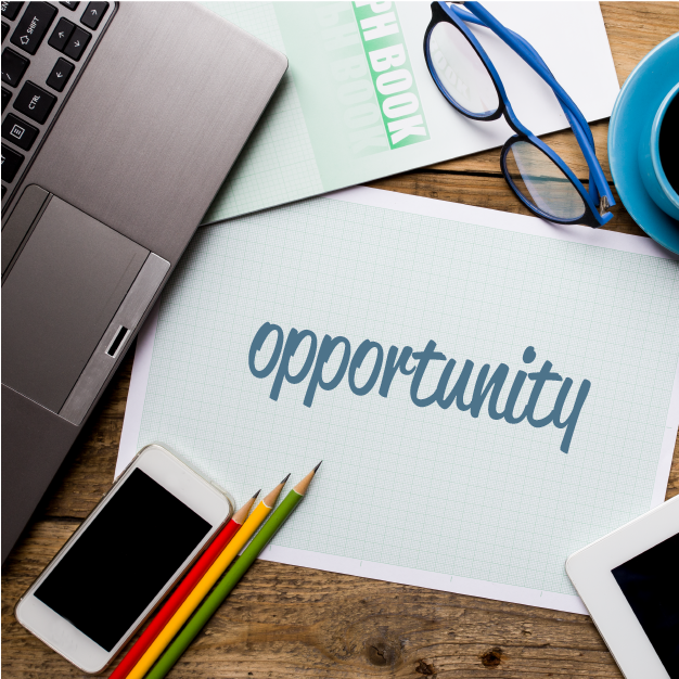 Opportunity Image with Computer on Desk