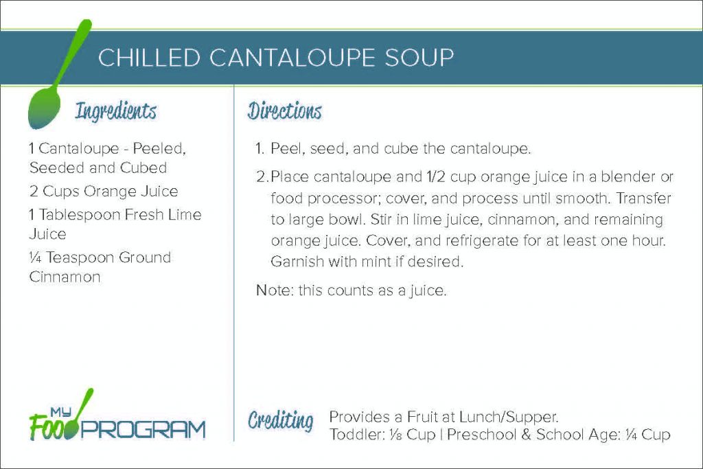 Chilled Cantaloupe Soup Recipe