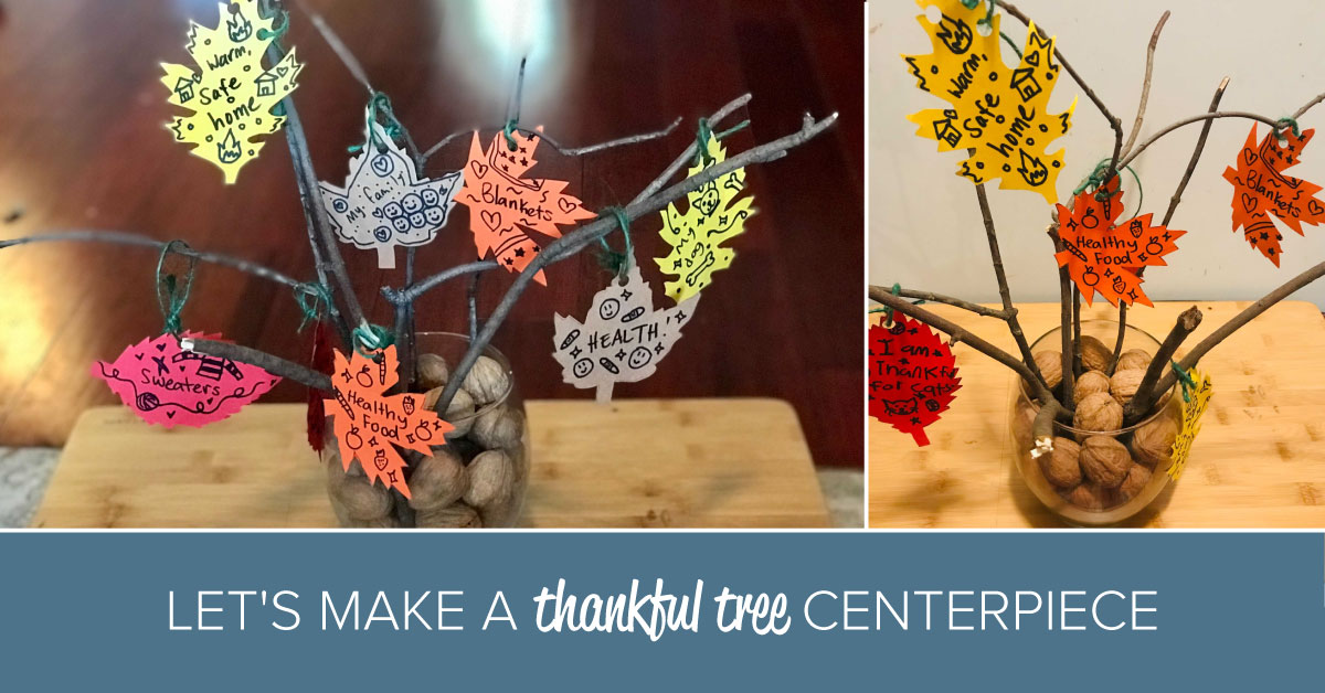 Thankful Tree Centerpiece