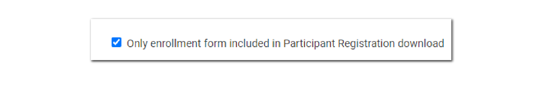 Enrollment Form Only for Tier 2 Providers