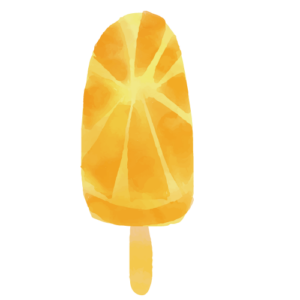 Orange and Yellow Popsicle