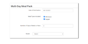 Attendance and Meal Count Entry when Providing Multiple Meals at a Time (USDA Waiver Child Nutrition Responses # 87, 88, 89)
