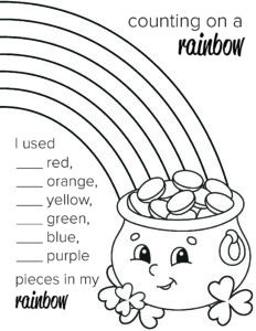 Counting on a Rainbow Coloring Sheet