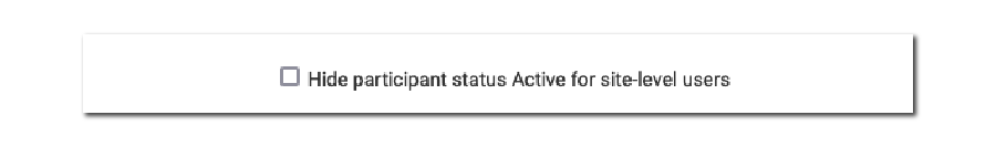Hide Active Status