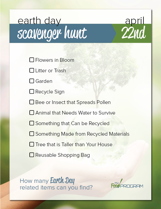 Earth Day Scavenger Hunt