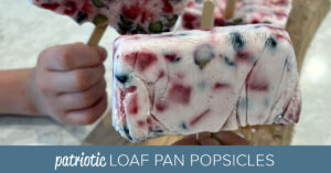 Patriotic Loaf Pan Popsicles