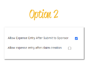 Expense Option 2