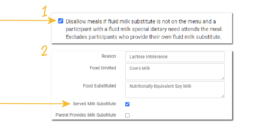 Claim Check for Fluid Milk Substitute