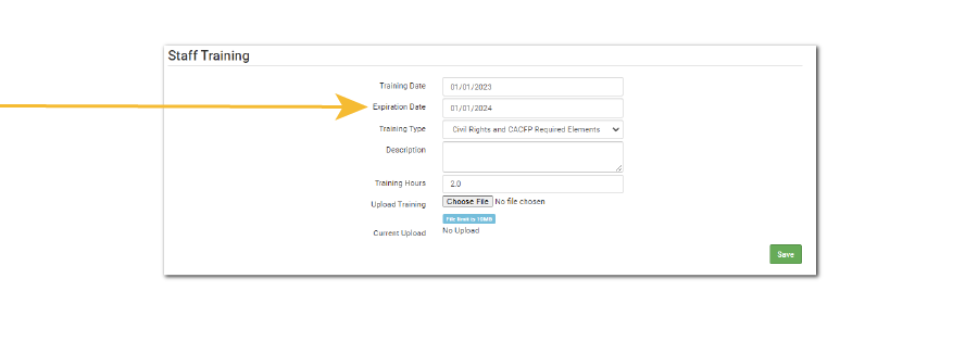 Improved Training Tracking