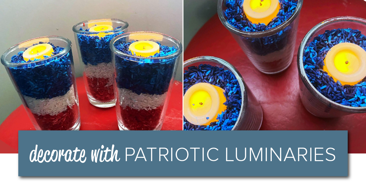 My Food Program Patriotic Luminaries