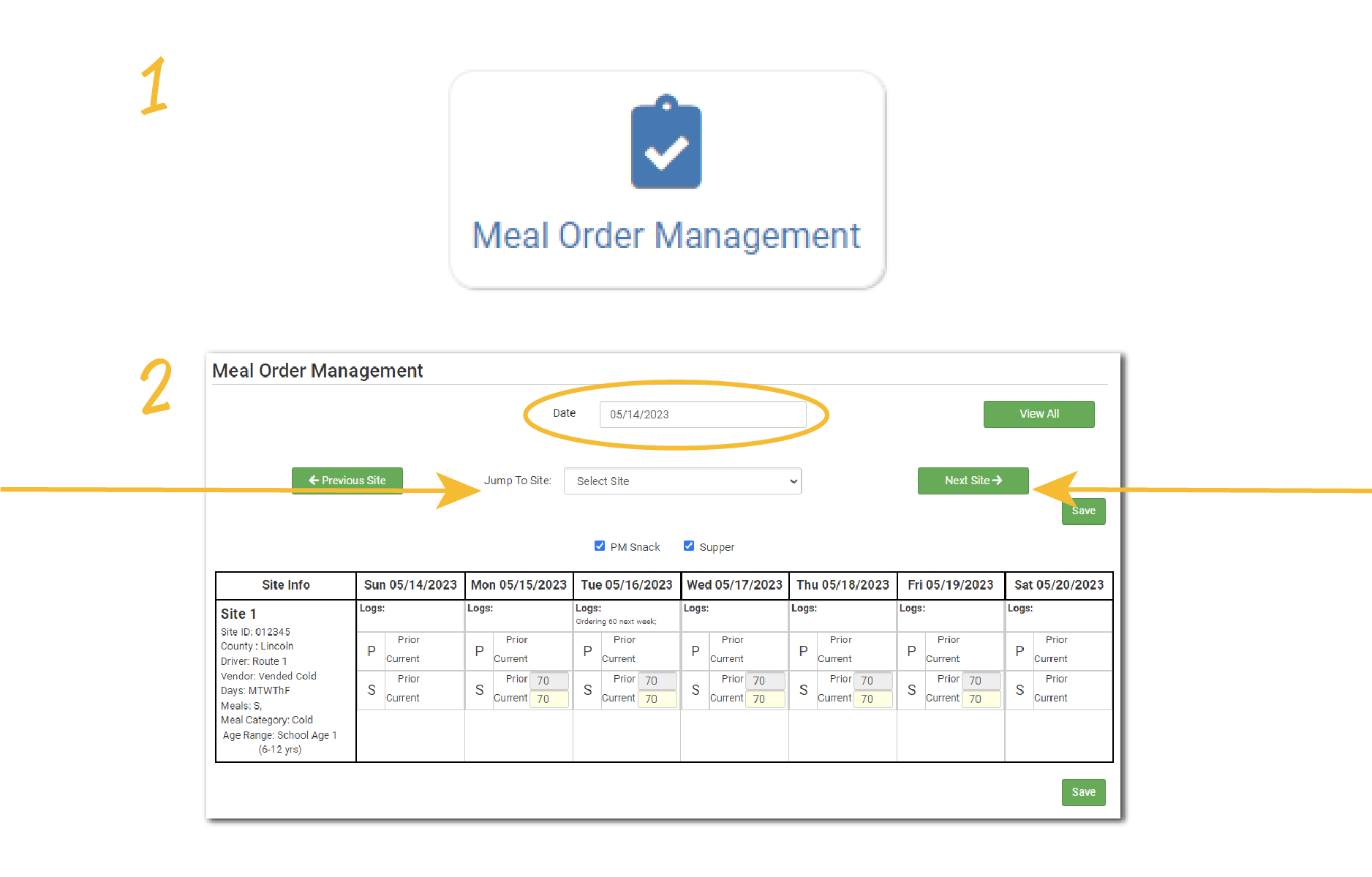 Meal Order Management