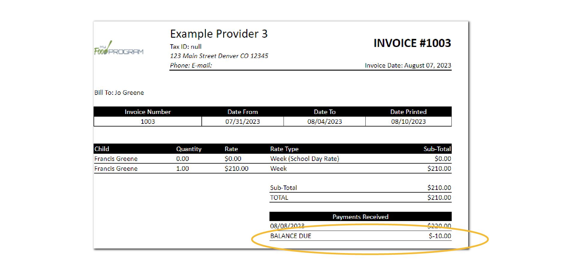 Tracking Payments Over-Payments