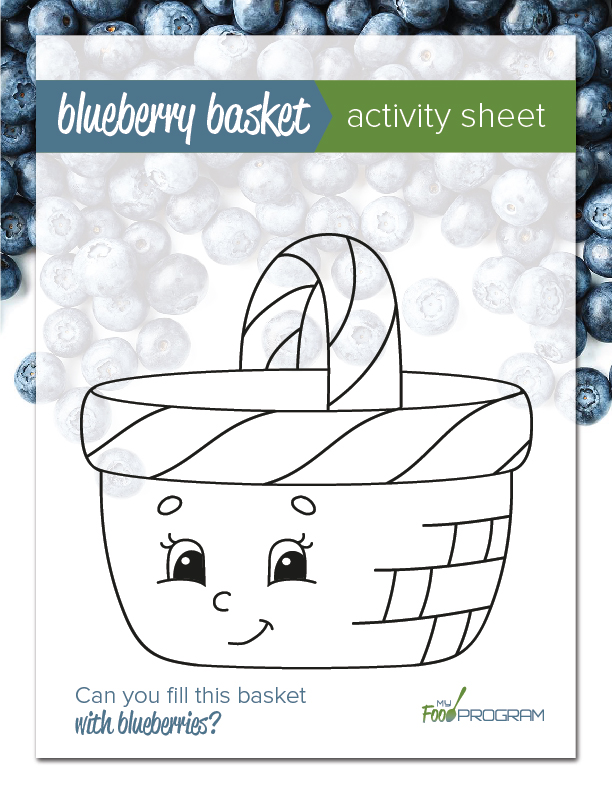 Blueberry Basket Activity Sheet