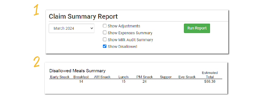 Claim Summary Report