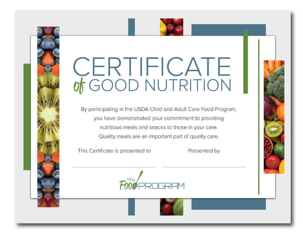 2025 CACFP Week Certificate Version 2
