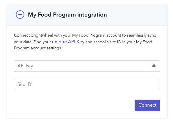 Brightwheel Integration Step 2