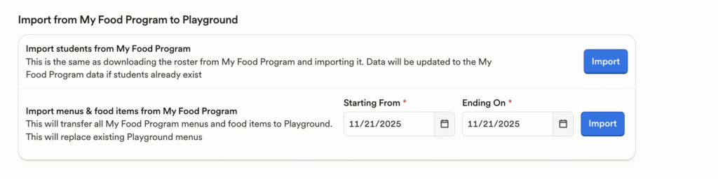 Playground Integration Step 5