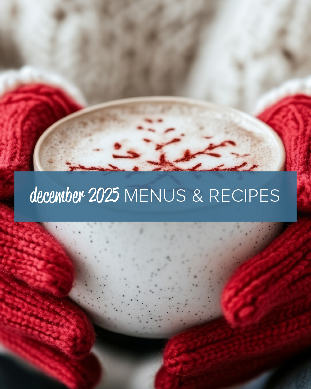December 2025 Menus & Recipes Image