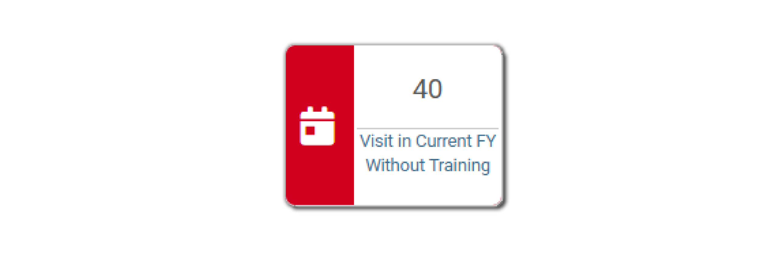 Sponsor Icon for Visits in Current FY Without Training