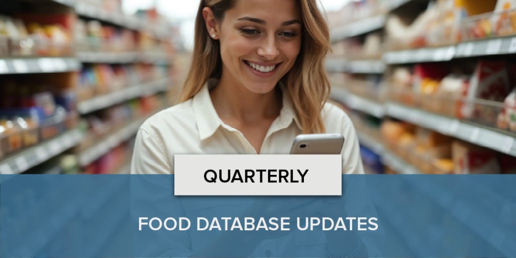 2026 Quarterly Food Database Updates