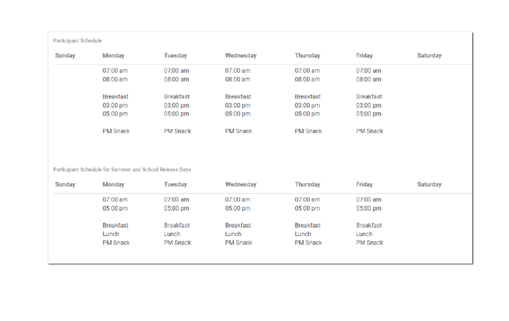 Set up Alternate Schedules for School Release Dates