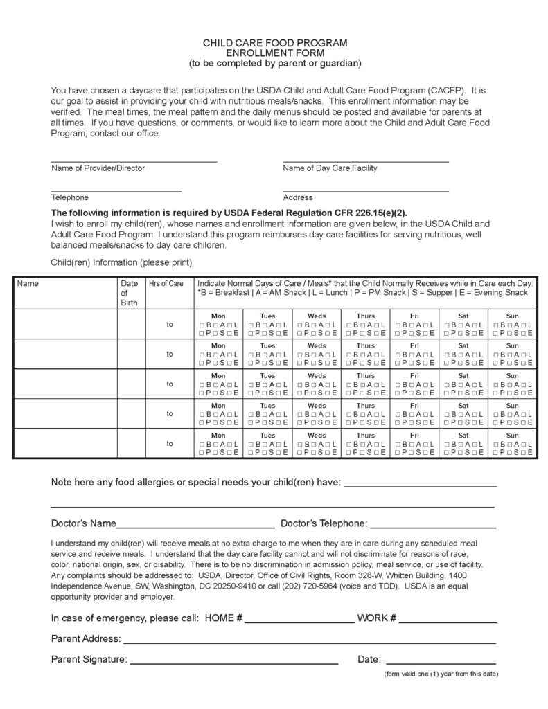 Enrollment AR CCC