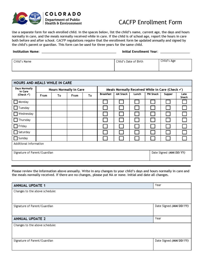 Enrollment CO CCC