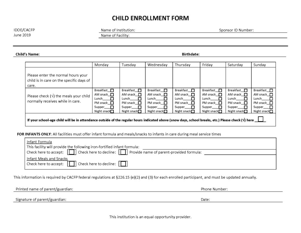 Enrollment IN CCC