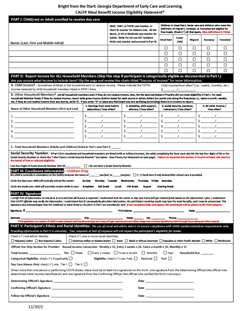 Income GA CCC